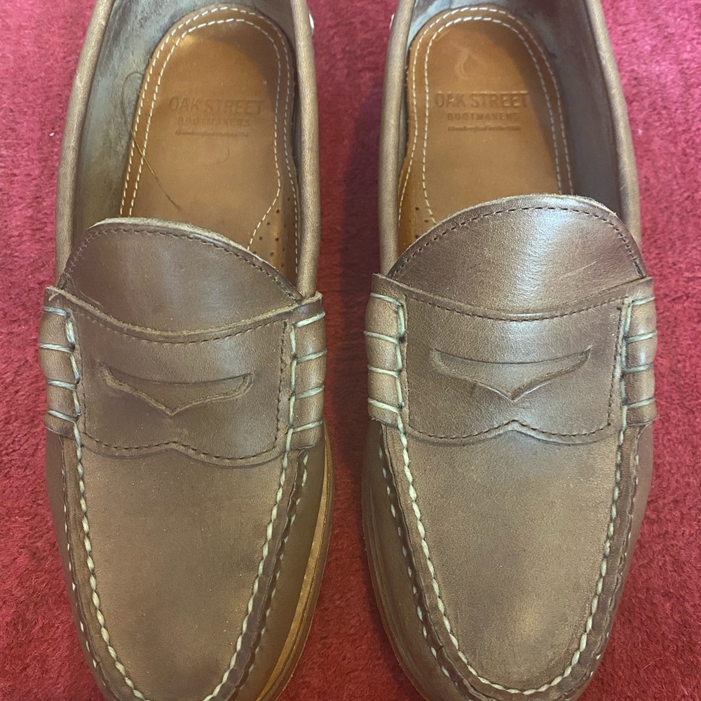 Oak Street Bootmakers Beefroll Penny Loafers, 8M